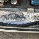 台の上に１本のホース