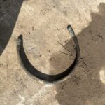 地面に置かれたホース